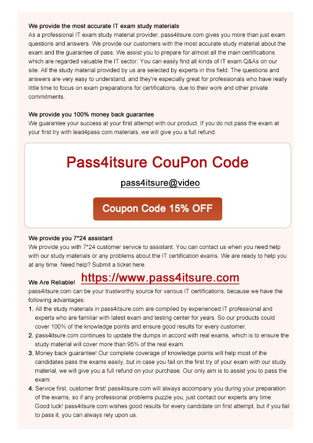 pass4itsure 70-461 coupon